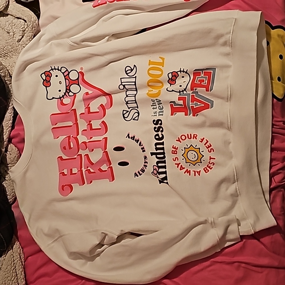 Hello kitty themed sweater